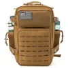 Sac à dos QT QY 25L militaire tactique sac à dos armée sac MOLLE sac à dos salle de sport pour femmes/hommes EDC randonnée en plein air sac à dos sorcière porte-bouteille 231128