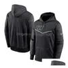 남성 여성 청소년 워싱턴 헌신 2023 Servicenflfootball Plover Performance fl-zip hoodies black grey dropt에 대한 갈색 경례