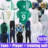 22 23 Algeriet Algerie Mens Soccer Jerseys Mahrez Feghouli Slimani Bennacer Atal Home White Away Green Training Wear Football Shirts