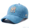 Casquette de baseball Vintage lavée en détresse, chapeau de papa de golf pour hommes et femmes, pare-soleil de plage de baseball, couples féminins, tendance, lettres brodées, chapeaux polyvalents1E