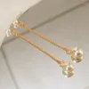 Baumeln Ohrringe Goth Luxus Mode Perle Für Frauen Lange Stil Metall Tropfen Schmuck Engament Hiphop Zubehör Großhandel