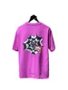 CH Mode Vêtements Designer Tees Luxe Casual Tshirt 2023ss Coeur Poids élevé Cro Mattyboy Graffiti Spider Web Sweat à capuche à manches courtes en coton T-shirts Tops Chromees