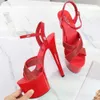 Sandals Sexy Women 17cm Thin High Heels Party Dress Sequins Sliver Sandals Lady Stiletto Gladiator Summer Platform Female Shoes Y0009 J230428