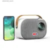 Projektory Blitzwolf 4K 1080p Full HD Mini Projector Android 9.0 2.4G 5G WIFI 200ansi 4K Video Video Terats Projectors z 3,5 -calowym LCD Q231128