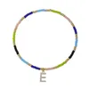 Bracciale in perline Strand Simple 26 lettere a mano intrecciata a mano.