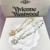 Designer viviviene Westwoods Nuovo Viviennewestwood Nuovo Western Empress Dowager Bracciale pianeta terra di piccole dimensioni da 6 mm Classico piccolo e unico con perline trasparenti 3D Ufo H