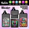 Vapsolo 8000 9000 Puffs Vaper Deechable Pod Système de périphérique Kit de cigarette électronique alpha Verce 8 K 9K PODS remplaçables PODS 650mAh Batterie rechargeable