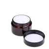 5g 10g 15g 20g 30g 50g 100g Pot en verre ambré Bouteille de crème cosmétique Pots d'échantillon rechargeables Conteneur de stockage de maquillage avec doublures et couvercles Xpbwe