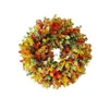 Décorations de Noël Plantes artificielles Automne Eucalyptus Couronnes Fond Mur Fenêtre Fête De Mariage Année Pour La Maison Jardin 231018 D Dhllf