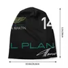 Bérets Aston Martins célèbre pilote de course Logo Skullies bonnets casquettes hiver chaud tricot chapeau rue adulte Bonnet chapeaux casquette de ski en plein air