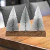 Christmas Decorations Xmas Ornament Ornaments Decor Household Mini Trees Decorative Small Artificial The Pet Plants Dining Table