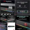 Alto-falantes de computador Redragon Gs560 Adiemus Aux 3.5mm Stereo Surround Música Smart RGB Coluna Sound Bar para PC Notebook Alto-falantes Drop Dhrzb