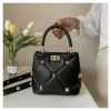 Bling avondtassen trendy mode emmer tas grote capaciteit dames zomer kat messenger vrouwelijk netrode eenmalige handtas