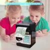 Beauty Fashion ATM Mini Password Money Box Electronic Piggy Bank Safety Chewing Cash Coins Saving Automatic Deposit Banknote Kids Gift 230427