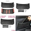 Car Badges Back Rear Mesh Trunk Organizer Elastic String Magic Sticker Interior Storage Net Bag Seat Fixing Accessory Drop Delivery Au Dh3Dq