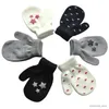 Mitaines pour enfants hiver chaud et confortable sac doigt gants bébé Offset mignon motif bébé gants R231128