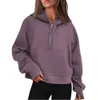 Yoga sweat à capuche vêtements de sport femme manteau à glissière fitness chemises de course sweat-shirt veste de costume dames haut de sport vêtements de sport polaire pull d'entraînement en vrac M9