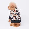 Kurtki Leopard Print Winter Warm Pet Dog Ubrania na małe psy francuskie buldog kurtka Yorkie Teddy strój Chihuahua Coat Costum