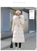 Parka d'hiver en coton pour femme, veste longue avec col en fausse fourrure, rembourrée, épaisse, ample, grande taille