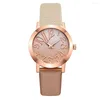 Orologi da polso Fashion Gradient Dial Women Watch Double Color Belt Simple Digital Ladies