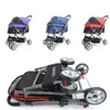 Träger Haustier-Kinderwagen, Katzentransporter, 4-Rad-Klapptrolley für Hunde, Katzen, Spaziergänge, Entspannung, Haustier, atmungsaktiv, Hunde- und Katzenwagen, Kinderwagen