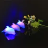 لعبة Bath Toys Baby Dolphin LED تضيء على الشاطئ ماء متوهج لعبة عائمة للأطفال بطة مطاطية مضيئة للسباحة