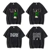 Dames T-shirts Kpop Oversized T-shirt ROAD TO D-DAY Grafisch Harajuku Vintage Koreaans Mode Casual Y2k Tops Zomer Unisex Sweatshirts