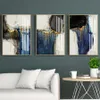 Number 3 Pcs/Set DIY Oil Painting by Numbers Triptych Pictures Coloring Landscape Abstract Paint Wall Sticker Home Decor