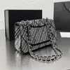 Dames top Crossbody designer tas handtas Schoudertas Ontwerpers portemonnee Mode all-match ketting ingelegde baksteen portemonnees Handtassen Volledige diamant