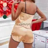 Roupas para casa Pijamas sem mangas femininos com decote em V Sling Conjunto de 2 peças Doce Tentação Desgaste para casa Sexy Shorts casuais Dia dos Namorados Suitvaiduryd