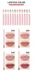 Lipgloss-Lipliner, wasserdicht, Nebeloberfläche, Unterlichthaken, Lippenstift, Bleistiftbox, Schaumstoffstift, farbecht, mehrfarbig, Lipliner-Set 231128