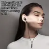 HAPPYAUDIO W2 USB C Wired Headphones Hi-Fi Stereo Wired Noise-canceling Earbuds with Microphone Wired Headset Anti-Tangle Wire Ear Plugs Compatible iOS Android