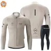 Cykeltröja sätter PNS Sports Set Herr Blus Professional Shirt Winter Thermal Fleece Clothing Clothes MTB Male Bycicle Sportswear 231127