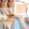Tattoos Colored Drawing Stickers 6PCS Flaw Birthmark Concealing Waterproof Scar Concealer Sticker Tattoo Cover Up Skin Color Portable Simulation Skin StickerL23