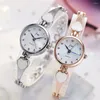 Relojes de pulsera Moda Reloj de pulsera para mujer Estilo coreano Estilo Ins Marca Cinturón de acero En forma de corazón Estudiante Cuarzo Accesorios Para Mujer