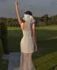 Eleganti abiti da sposa in raso a gigante in avorio quadrati cinghie regolari cinghie da sposa con certifica vestido de nolia abiti da donna