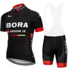 Maglia da ciclismo Set UCI BORA Team Abbigliamento Bici 19D Pantaloncini Ropa Ciclismo Quick Dry Uomo Estate BICICLETTA Maillot Culotte Set 231127