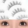 3 PCFalse Eyelashes 5 Pairs Anime Eyelash Transparent Stalk Invisible Band Manga Lashes Natural False Eyelashes Makeup Z0428