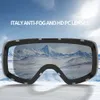 Ski Goggles Copozz Brand Mężczyźni kobiety podwójne warstwy duże snowboard antyfogowy UV400 Skate Skiing 231127