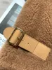 Abrigo de oso de peluche de piel auténtica Natural de gran tamaño para mujer, abrigo de lana cálido para mujer, chaquetas gruesas, ropa de calle holgada de invierno 231127