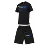 Designer trainingspak heren t-shirt luxe merkkleding shirts spray hart letter katoen korte mouw lente zomer tij kleding