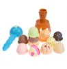 Kitchens Play Food Children Simulation Kitchen Toy Ice Cream Stack Up Kids Pretend Toys Educational For Baby Gifts 230427