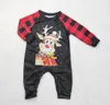 Abiti coordinati per la famiglia Pigiama per la famiglia natalizia Set mamma papà Bambini Abiti coordinati per neonati Stampa alce Indumenti da notte carini Set di abbigliamento per look familiare 231128