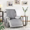 Chair Covers 1 Seat NonSlip Recliner Cover Sofa Slipcover Reversible Pet Protector Couch 231127