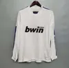 PERSONALIZADO Retro Real Madrid Camiseta de fútbol de manga larga Camisetas de fútbol GUTI Ramos SEEDORF CARLOS 10 11 12 13 14 15 16 17 RONALDO ZIDANE Beckham