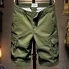 Men's Shorts Summer Cargo Shorts Men Camouflage Camo Casual Cotton Multi-Pocket Baggy Bermuda Streetwear HipHop Military Tactical Shorts X100 230428