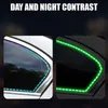 Atualizar linhas tracejadas luminosas decoração adesivo estilo do carro diy decorativo reflexivo decalque da motocicleta carro elétrico noite brilhante adesivos