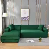Pokrywa krzesła aksamitna sofa sofa l W kształcie do salonu Kąt rogu stretch elastyczne elastyczne obrońcy Zestaw 2 i 3 miejsca 231127