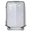 Rzeczy worki przezroczyste PVC Cover Bagaż Wodoodporna wózek wózka kurz Odporne akcesoria podróży Organizator 231124