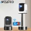 Projecteurs WZATCO A3 intelligent Portable LCD LED projecteur pliant Auto Keystone Android WiFi Bluetooth vidéo film Proyectors 1920*1080P 4K Q231128